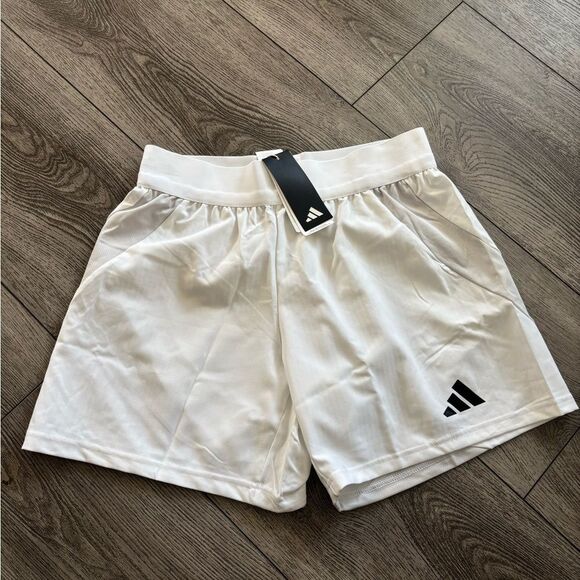 Adidas White Athletic Shorts - Picture 1 of 5